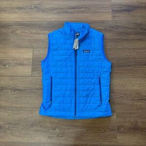 NWT Patagonia Bright Blue Puffer Vest